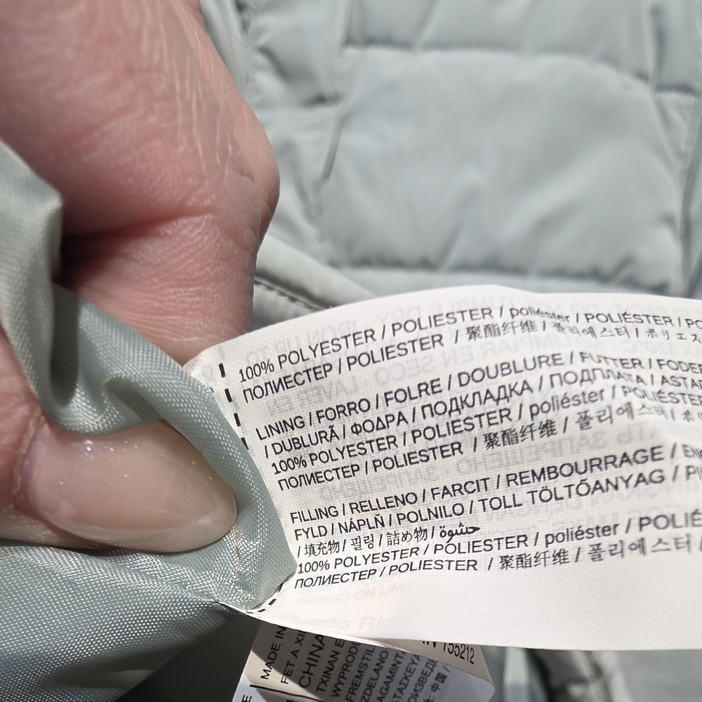 Mango - Violeta Light Seafoam Puffer Jacket EUC XL PTP 28 - Picture 7 of 7